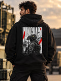 Vanguard Soldier Graphic Oversized Hoodie