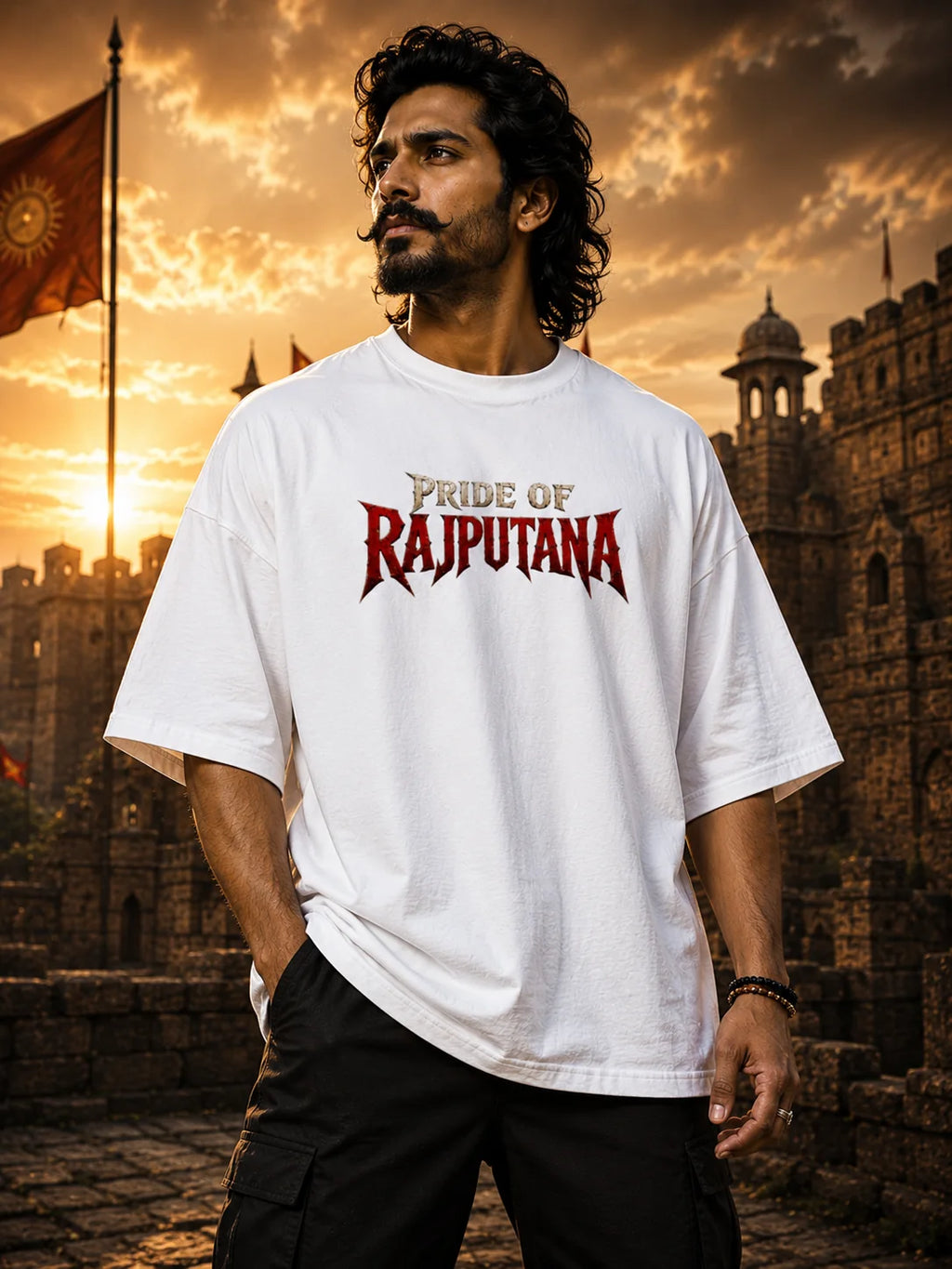 Rana Sanga Warrior Graphic T-Shirt | Rajputana Tee