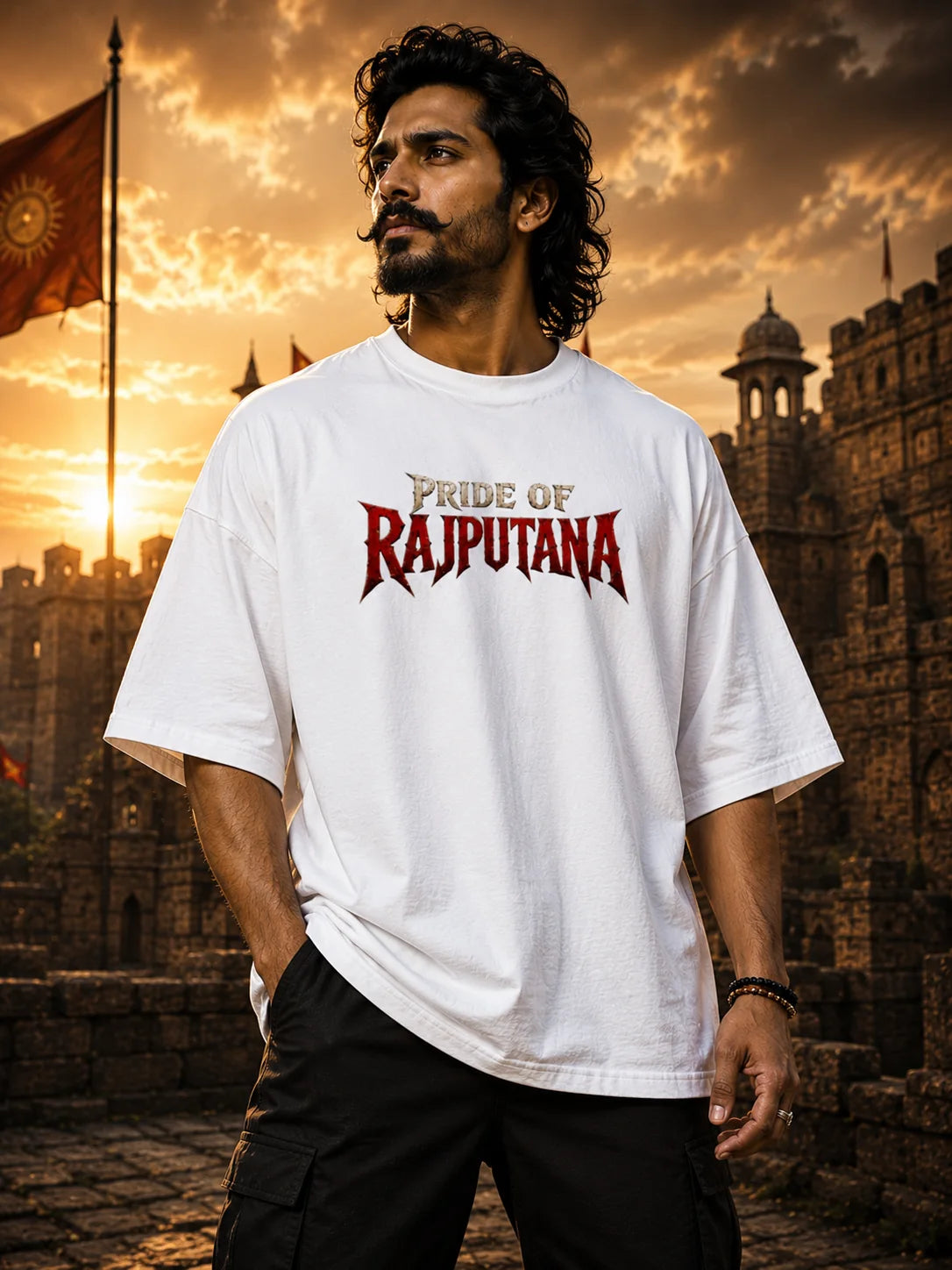 Rana Sanga Warrior Graphic T-Shirt | Rajputana Tee