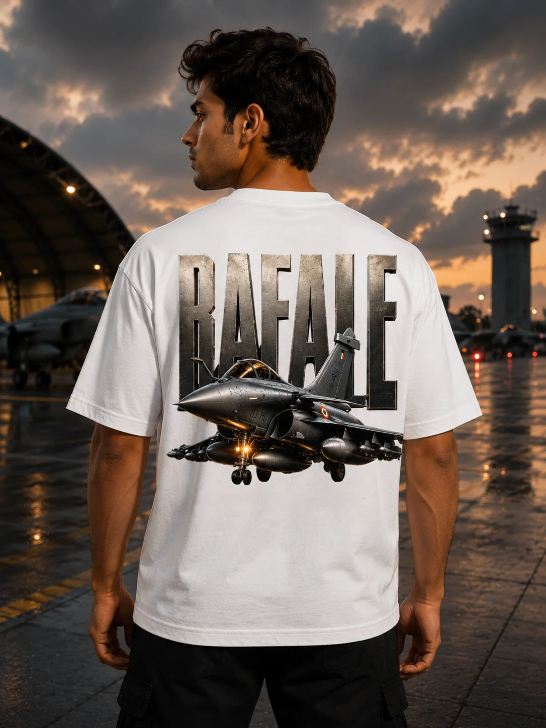 Rafale White Oversized T-Shirt