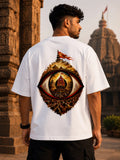 Jagannath Oversized White T-Shirt