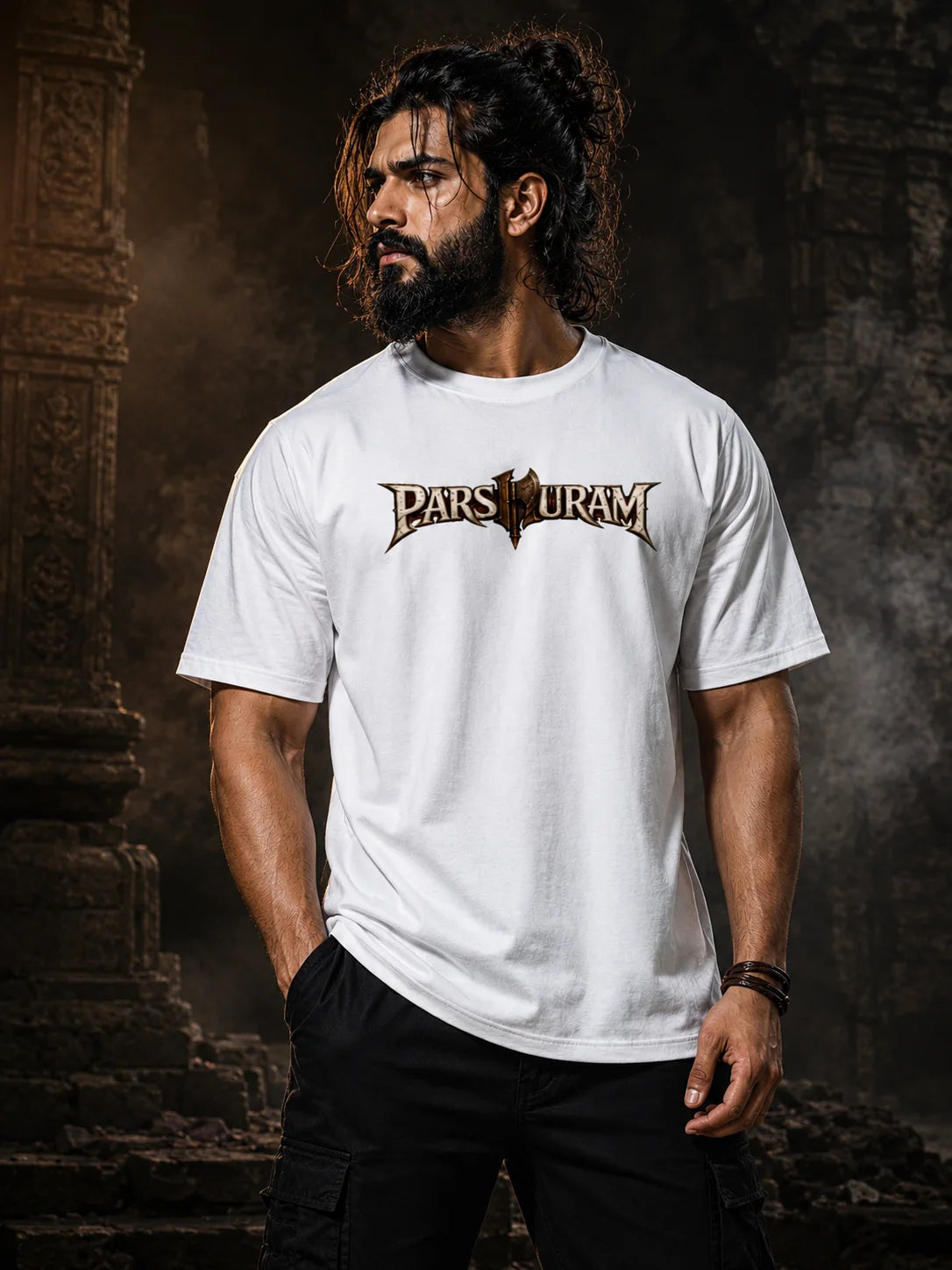 Parshuram Warrior Graphic T-Shirt | Mythology Tee