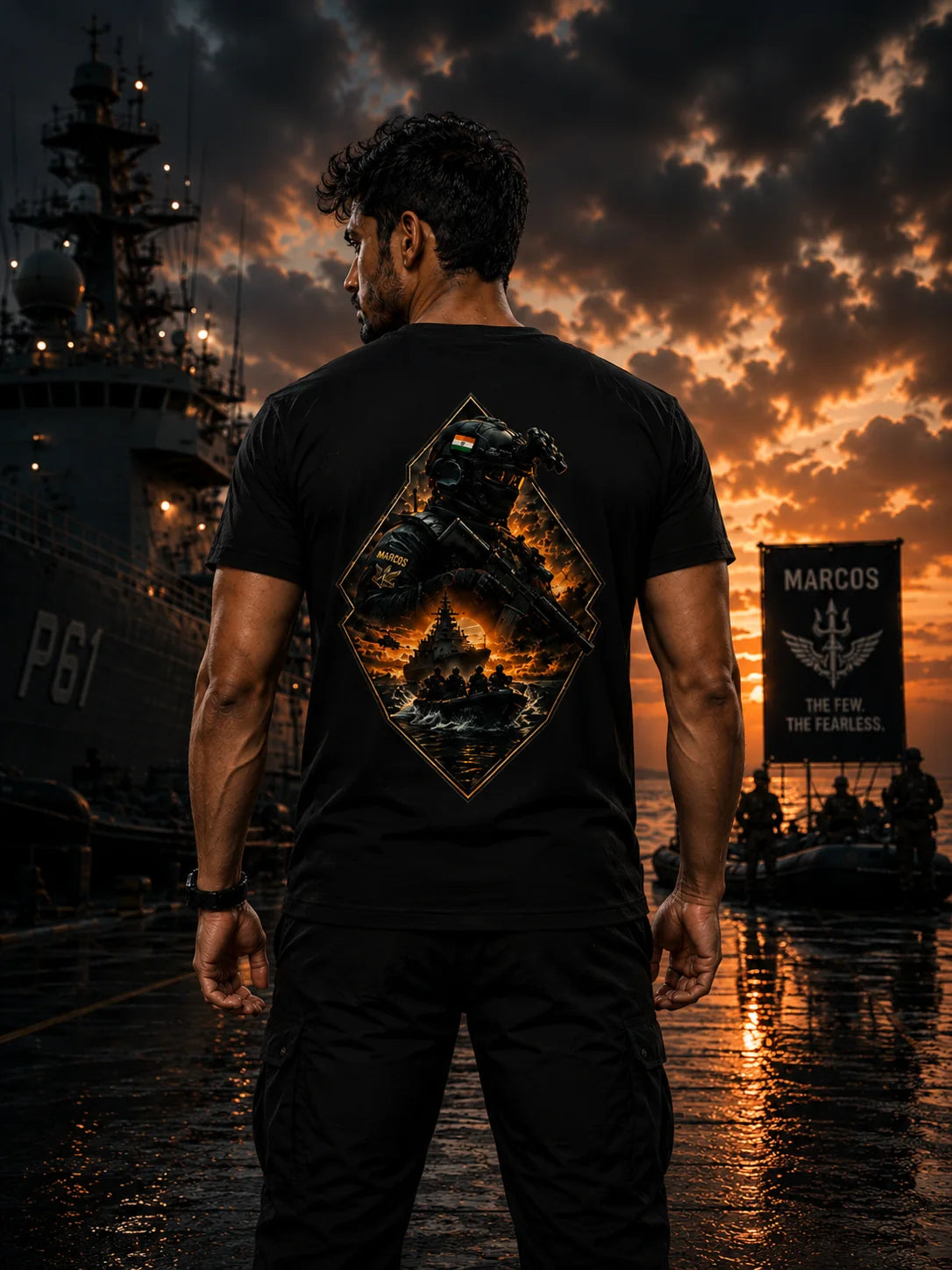 MARCOS India T-Shirt – Indian Navy Special Forces