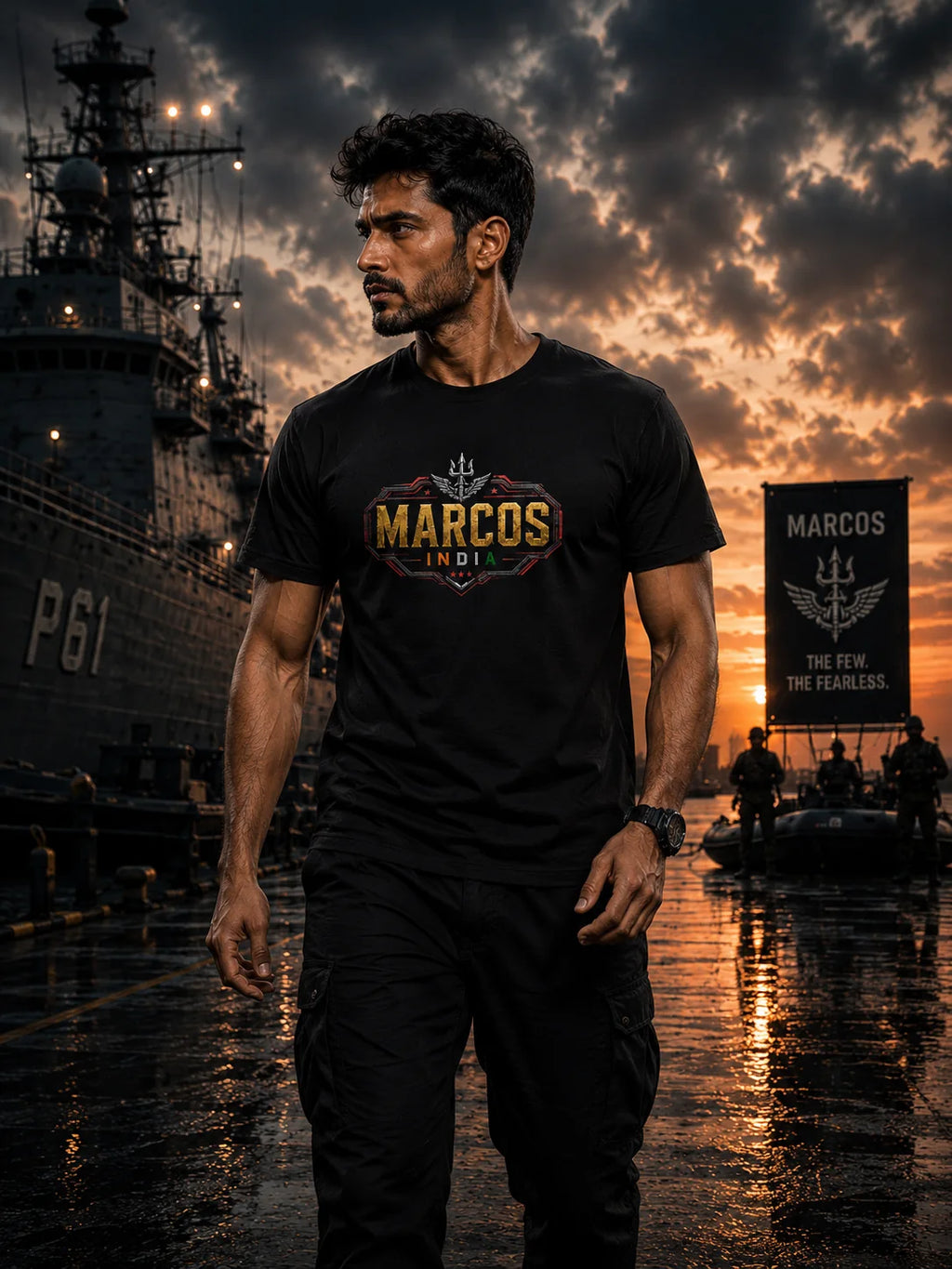 MARCOS India T-Shirt – Indian Navy Special Forces