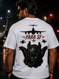 PARA SF Oversized T-Shirt | Airborne Paratrooper Print Tee