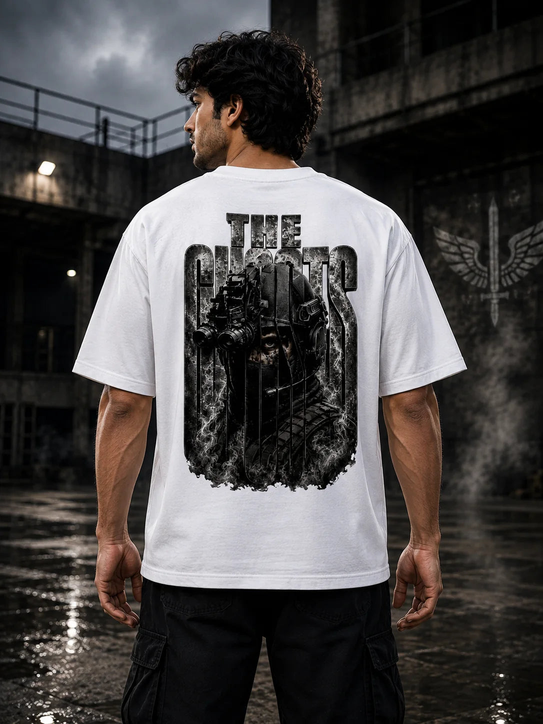 The Ghosts White Oversized T-Shirt