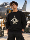 Tejas Fighter Jet Graphic Sweatshirt