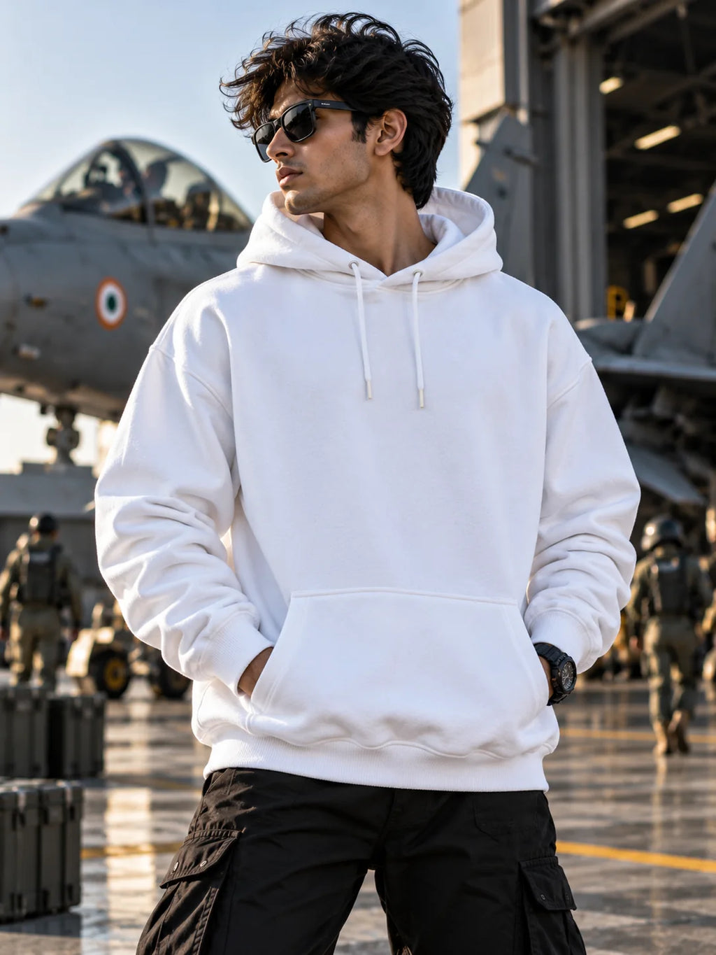 Mach One Fighter Jet Oversized Hoodie