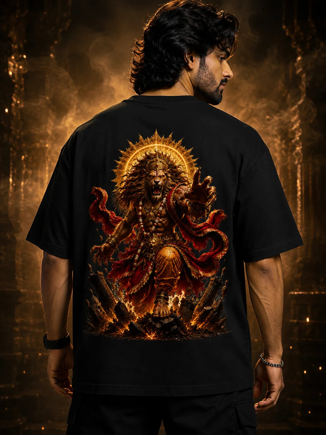 Narasimha Avatar Graphic T-Shirt | Lord Vishnu Tee