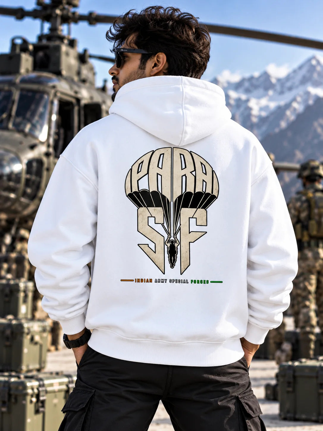 Para SF Graphic Zip-Up Hoodie