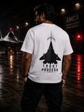AMCA Oversized T-Shirt | Trust The Process Fighter Jet Tee
