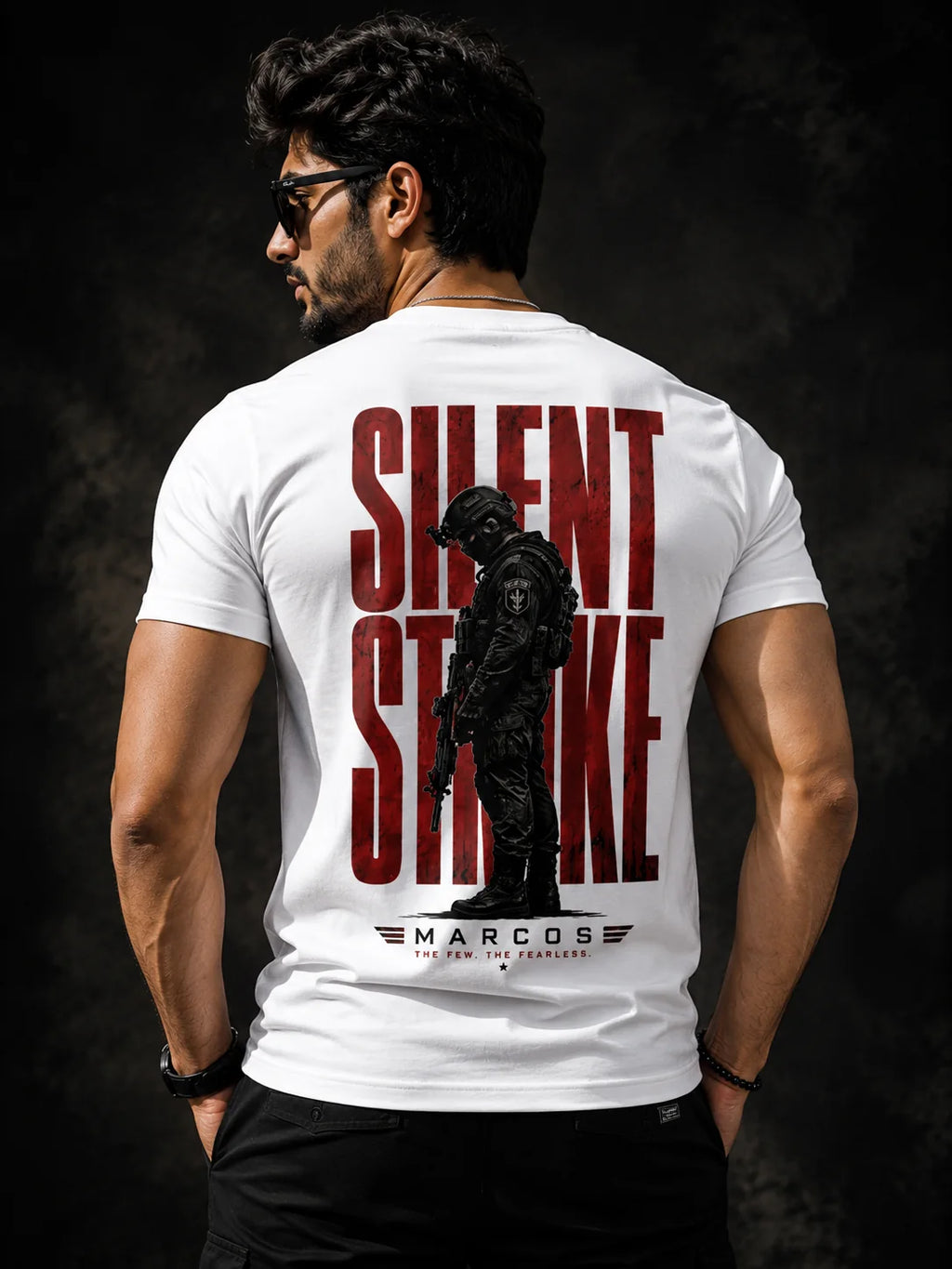 MARCOS T-Shirt | Silent Strike Military Print Tee