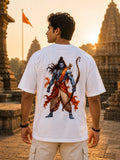 Shree Ram Oversized Black T-Shirt