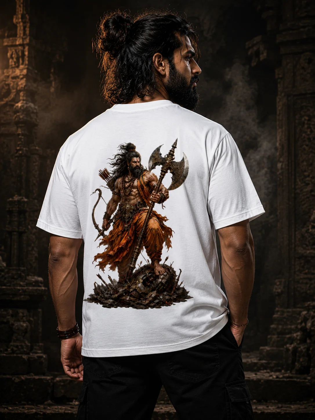 Parshuram Warrior Graphic T-Shirt | Mythology Tee