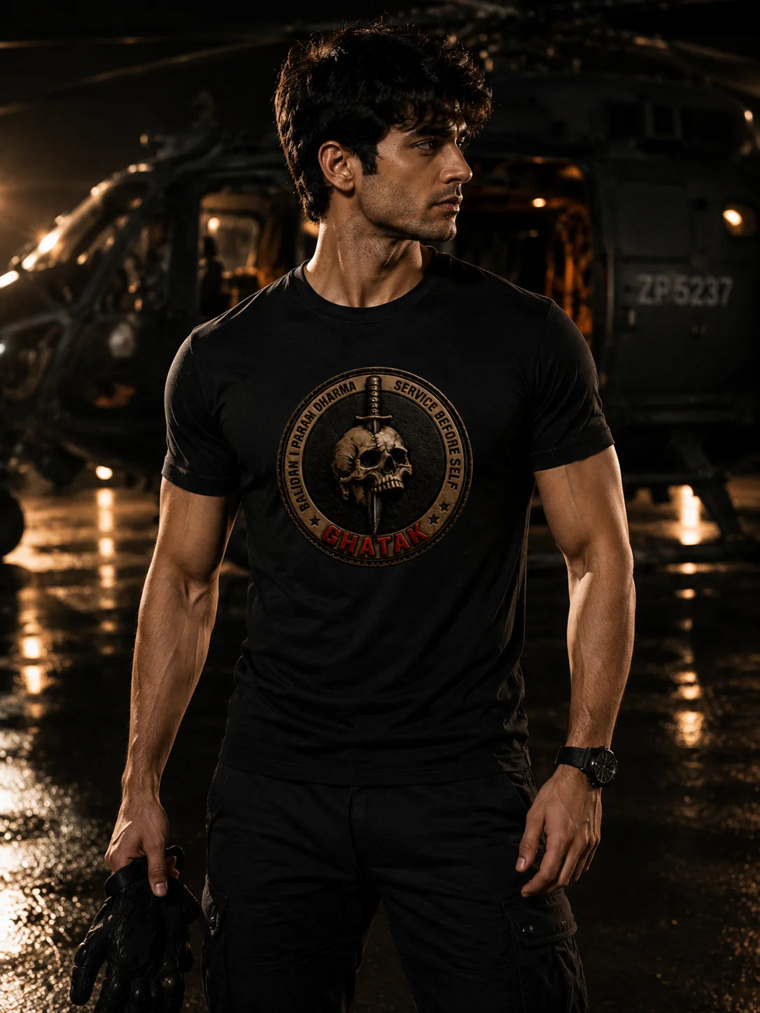 Ghatak Balidan T-Shirt – Indian Army Inspired Premium Military Graphic Tee