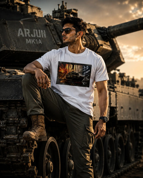 Arjun MK1A Tank T-Shirt | Indian Armoured Power | All Terrain Dominance Graphic Tee