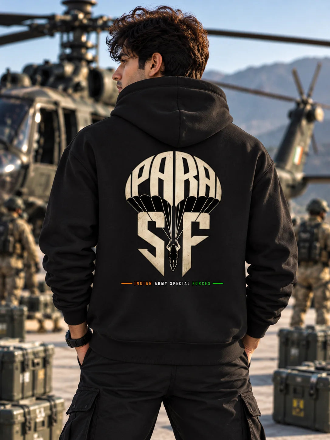 Para SF Graphic Zip-Up Hoodie