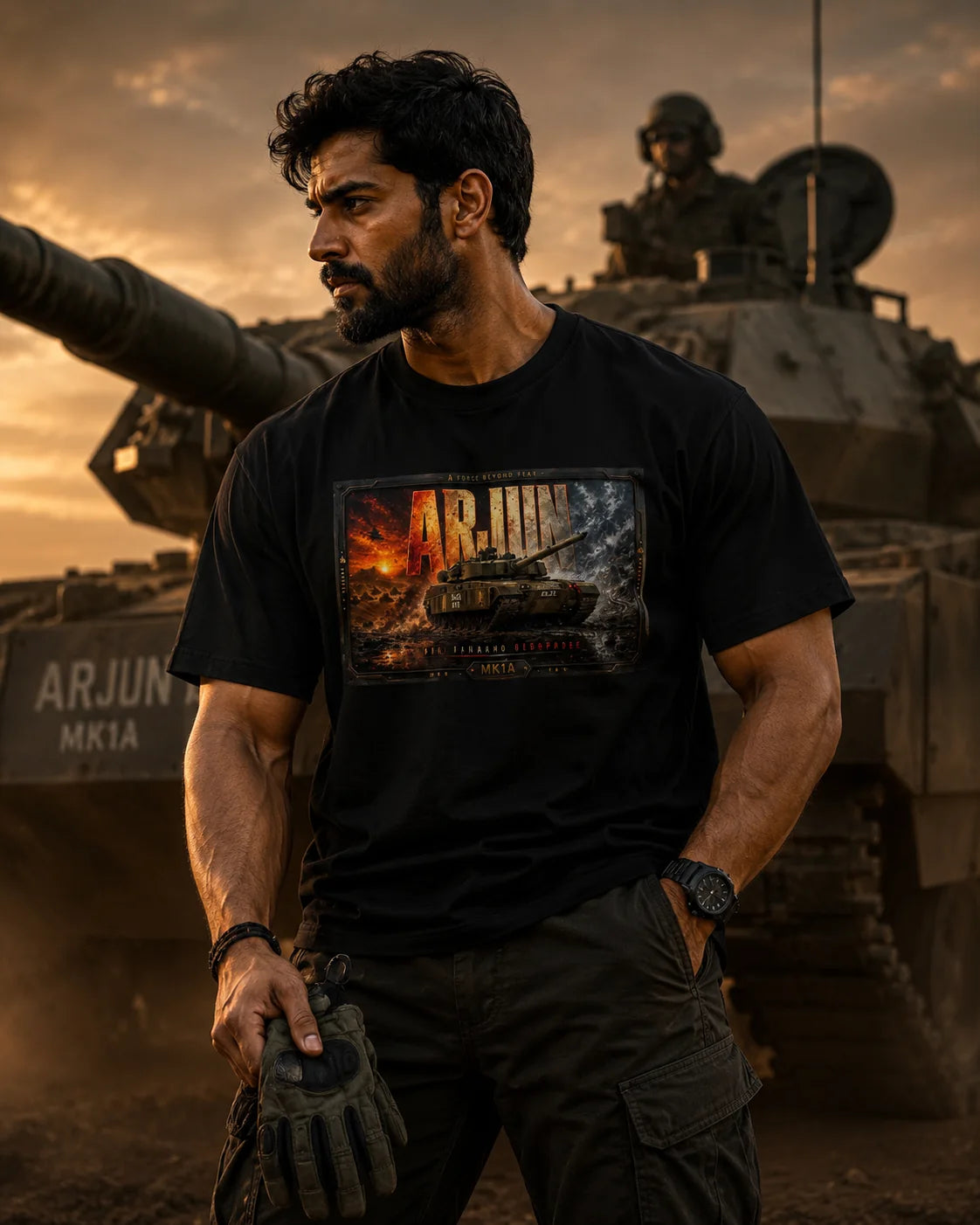 Arjun MK1A Tank T-Shirt | Indian Armoured Power | All Terrain Dominance Graphic Tee