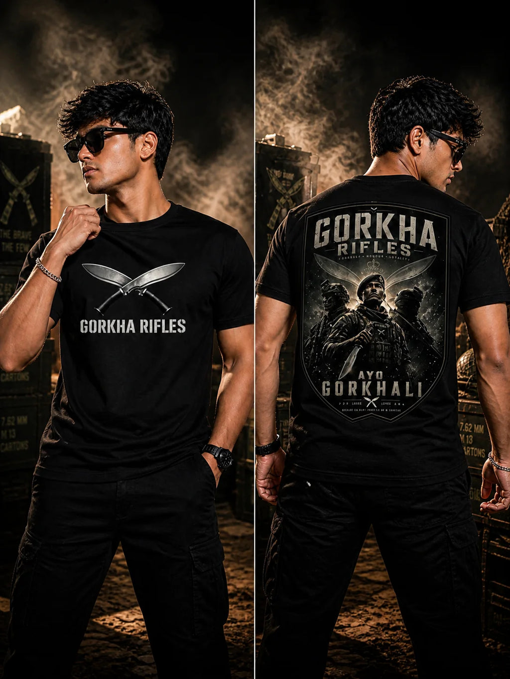Gorkha Rifles T-Shirt – Elite Indian Army Warriors Edition