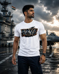 Indian Navy T-Shirt | Jai Hind | Warship Submarine Fighter Jet Graphic Tee