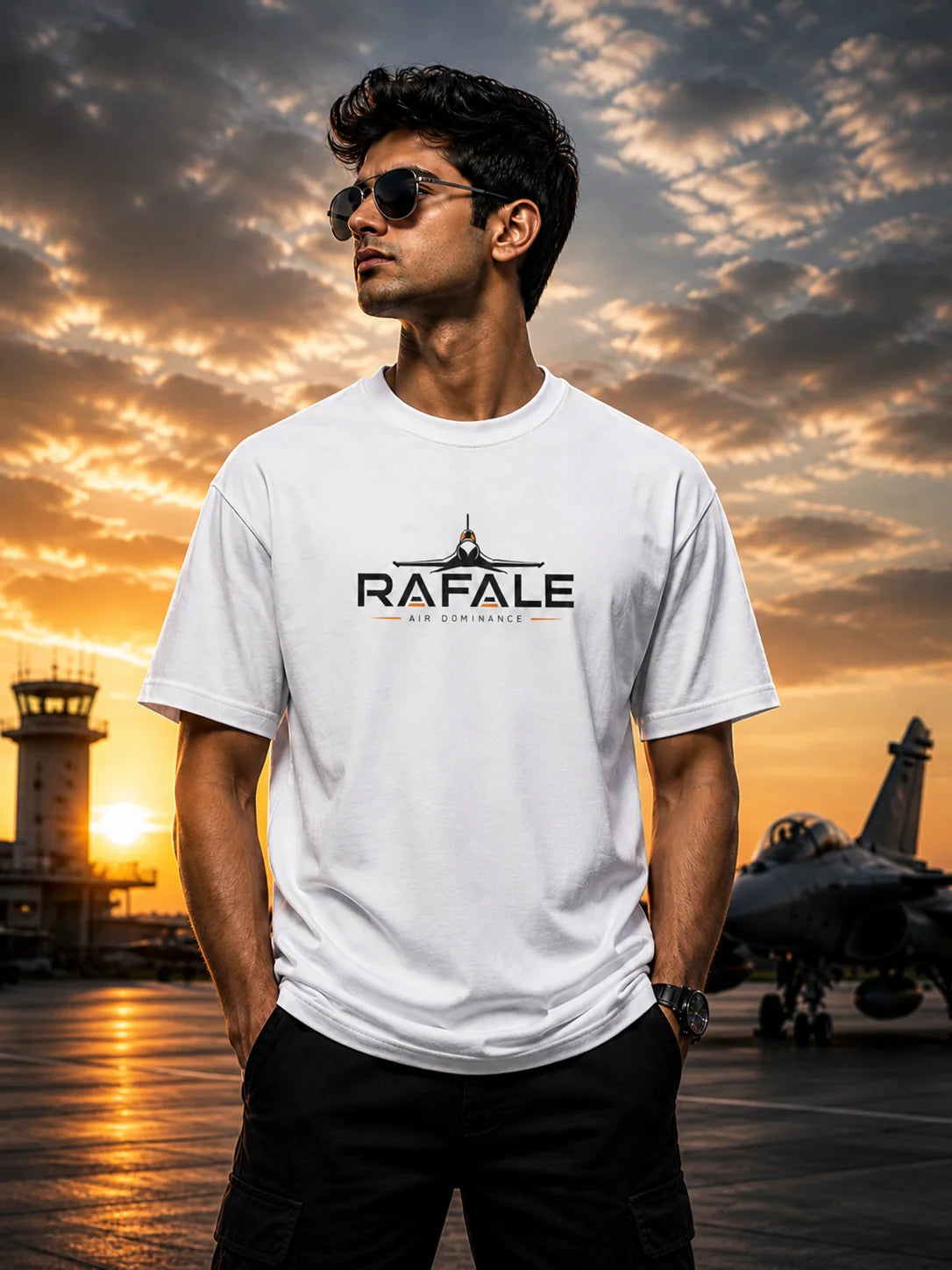 Rafale Fighter Jet T-Shirt – Indian Air Force Pride Tee