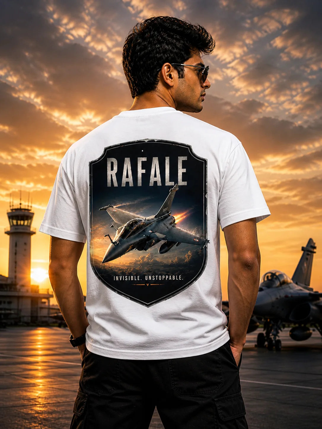 Rafale Fighter Jet T-Shirt – Indian Air Force Pride Tee