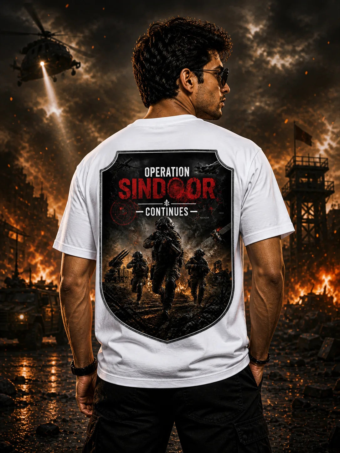 Operation Sindoor T-Shirt | Indian Military Tribute | Premium Graphic Tee India